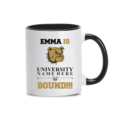 Personalized College Bound Mug - College Graduation, High School Graduation