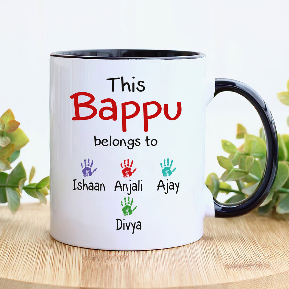 Personalized Indian Name Fathers Day Mug