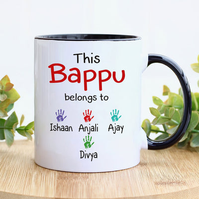 Personalized Indian Name Fathers Day Mug