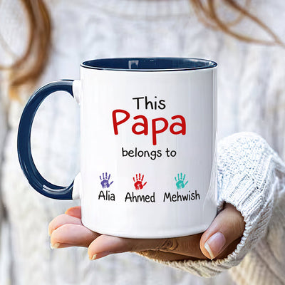 Personalized Muslim Name Fathers Day Mug - Custom Name Coffee Cup, Islamic Muslim Name Mug