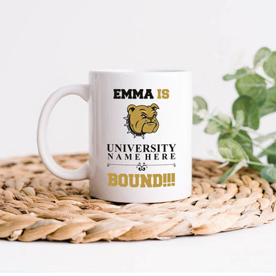 Personalized College Bound Mug - College Graduation, High School Graduation