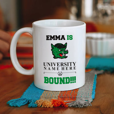 Personalized College Bound Mug - College Graduation, High School Graduation