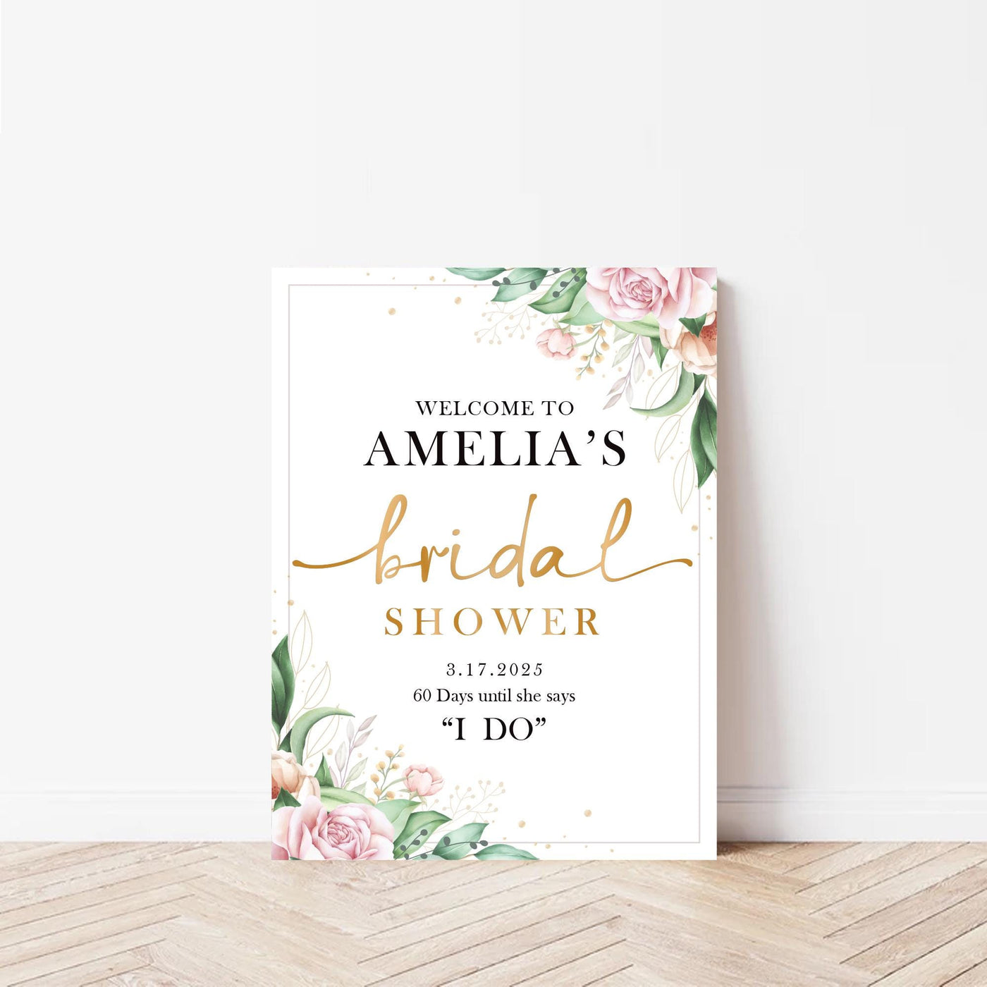Bridal Shower Welcome Sign, Bridal Shower Decorations