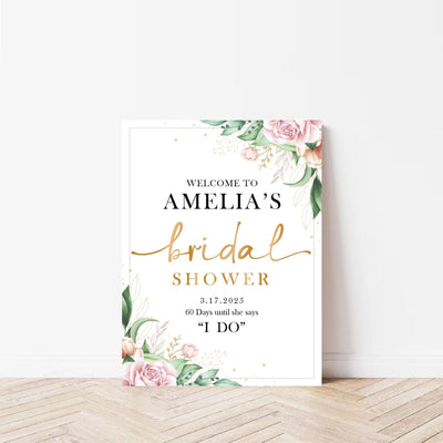 Bridal Shower Welcome Sign, Bridal Shower Decorations
