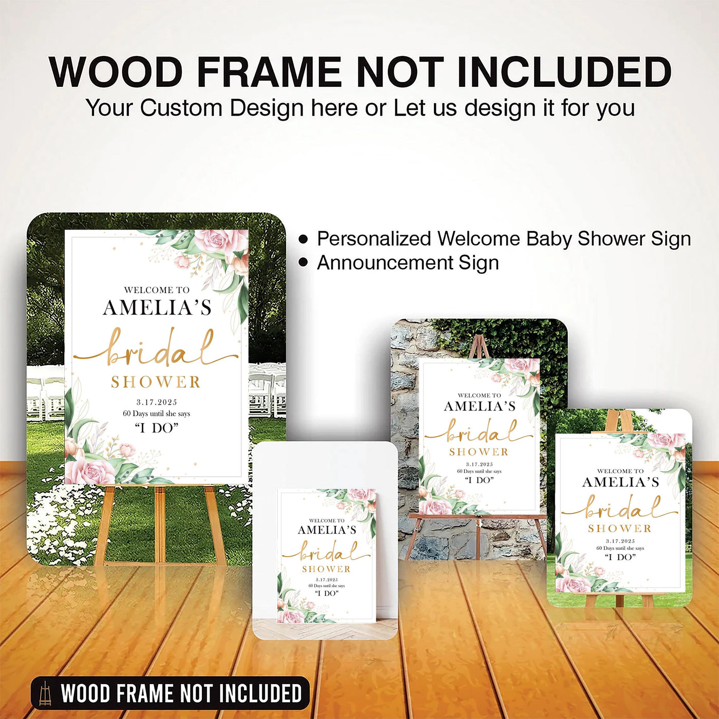 Bridal Shower Welcome Sign, Bridal Shower Decorations