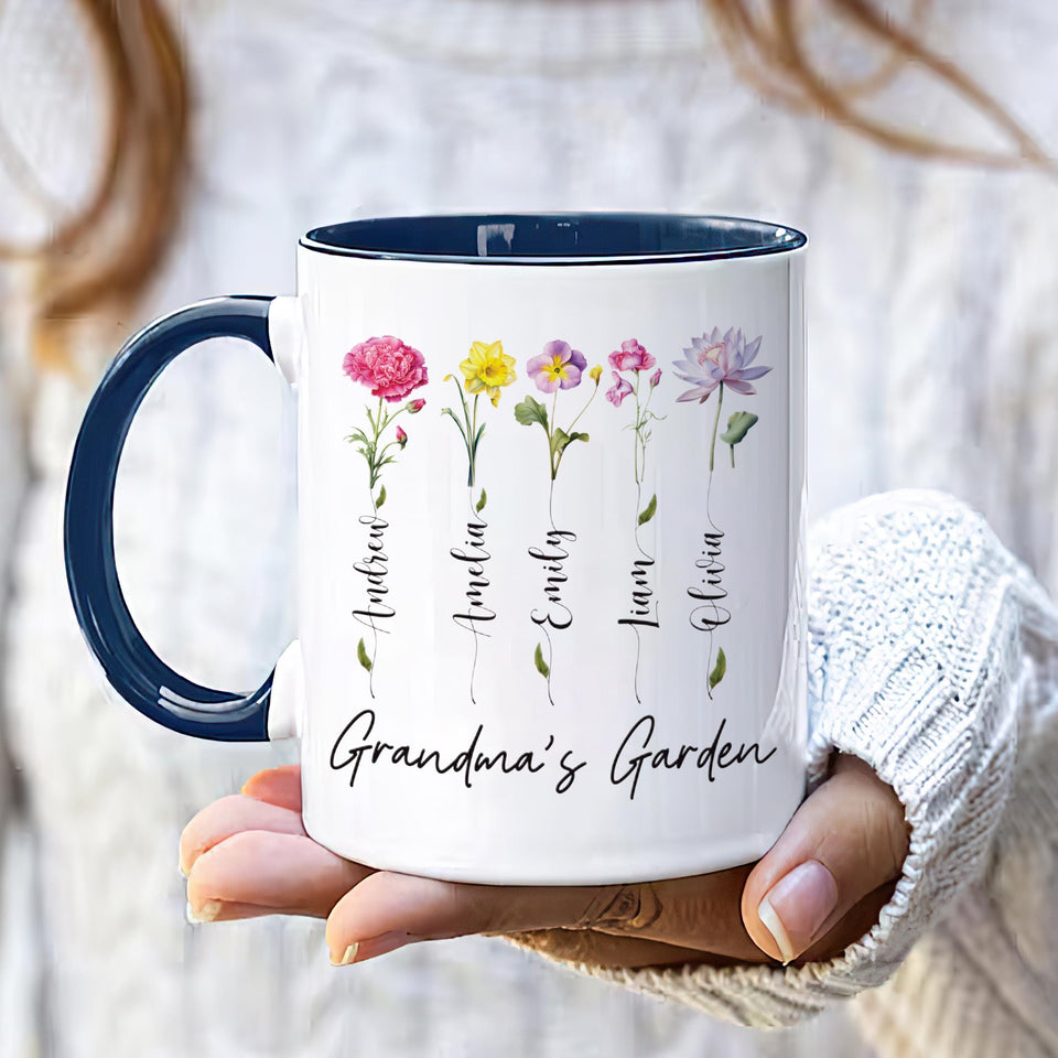 Personalized Grandma Coffee Mug, Custom Nana Gift