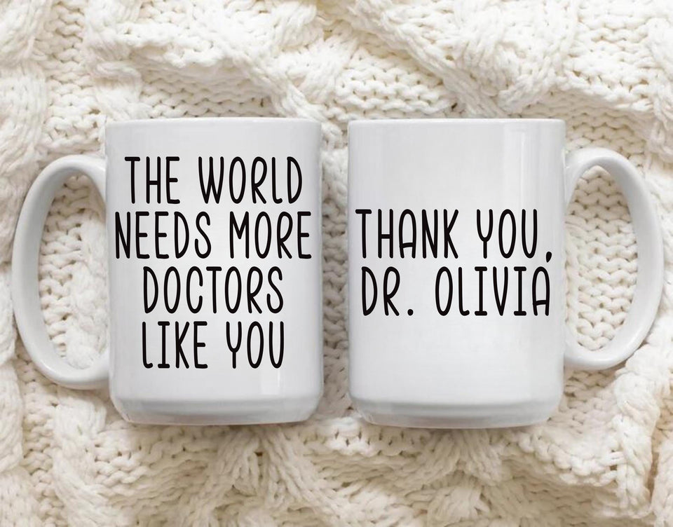 Personalized Doctor Coffee Mug, Custom Medical Gift