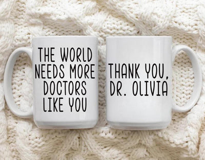 Personalized Doctor Coffee Mug, Custom Medical Gift