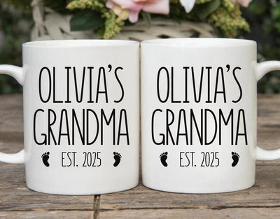 First-Time Grandma Coffee Mug, New Grandma Gift