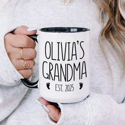 First-Time Grandma Coffee Mug, New Grandma Gift