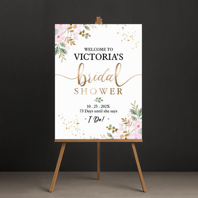Bridal Shower Welcome Sign, Custom Bridal Shower Foamcore PVC Acrylic Polystyrene Decor