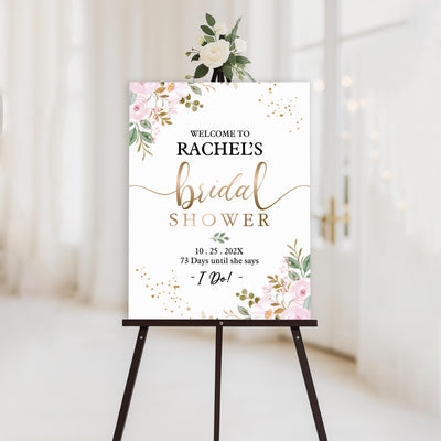 Bridal Shower Welcome Sign, Custom Bridal Shower Foamcore PVC Acrylic Polystyrene Decor